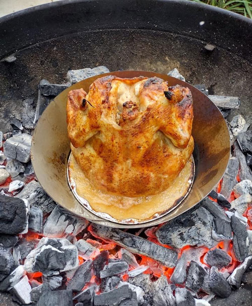 Chicken cooked using a Vortex